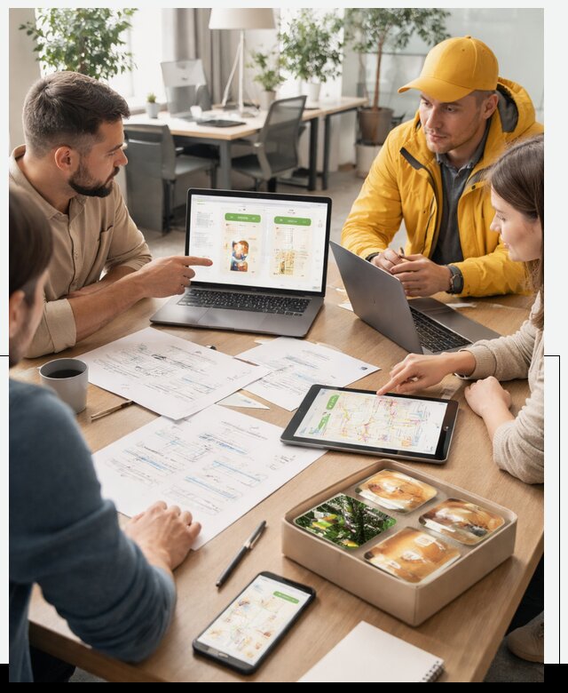 Разработка агрегатора доставки еды в Чайковском от 15182 р., АвикейЧкв